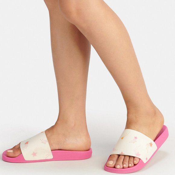 NWT - Uli Sport Slide With Shooting Star Print - CG090 - Picture 2 of 5